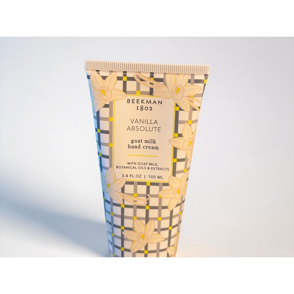 Beekman 1802 Vanilla Absolute Goat Milk Hand Cream 2 Full Size 3.4 oz New Unused
